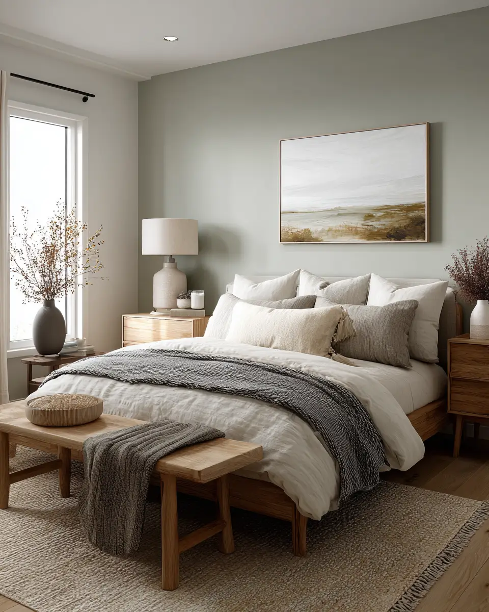 Serene Organic Modern Bedroom Decor Ideas