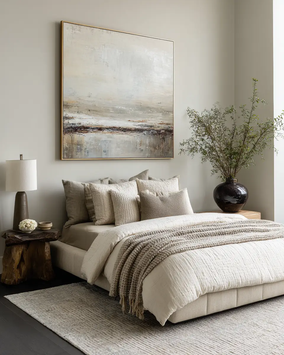 Serene Organic Modern Bedroom Decor Ideas
