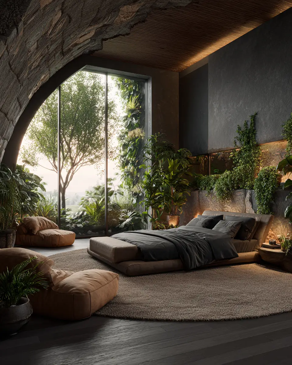 Serene Organic Modern Bedroom Decor Ideas