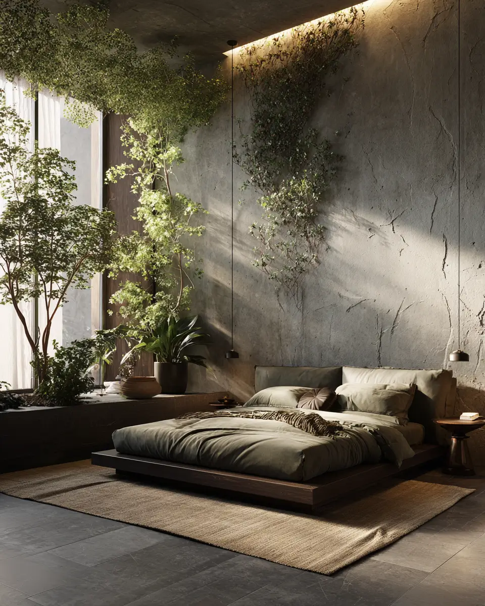 Serene Organic Modern Bedroom Decor Ideas