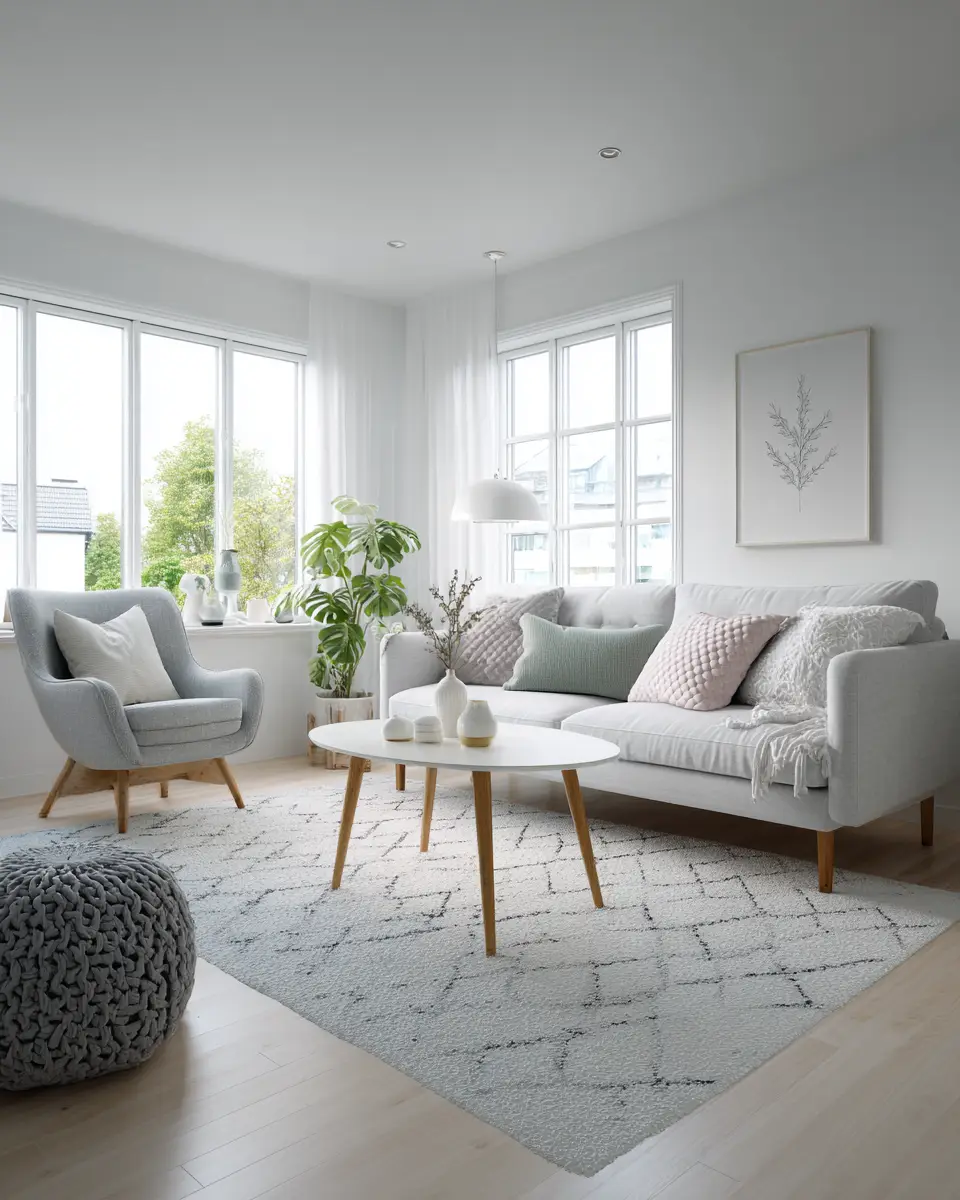 Serene Scandinavian Living Room Decor Ideas
