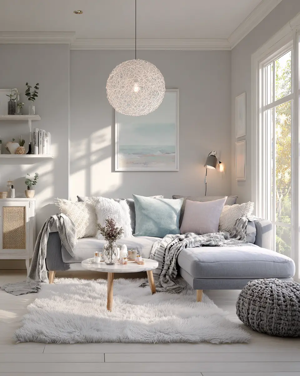 Serene Scandinavian Living Room Decor Ideas