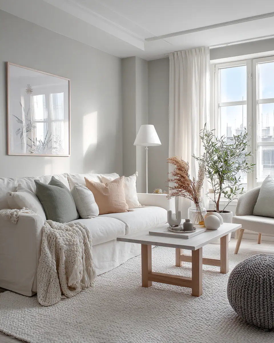 Serene Scandinavian Living Room Decor Ideas
