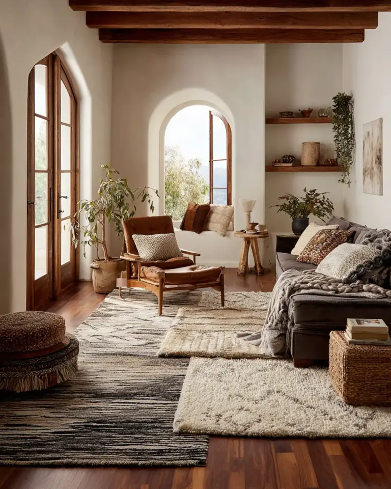 Serene Southwestern Living Room Decor Ideas - Featured