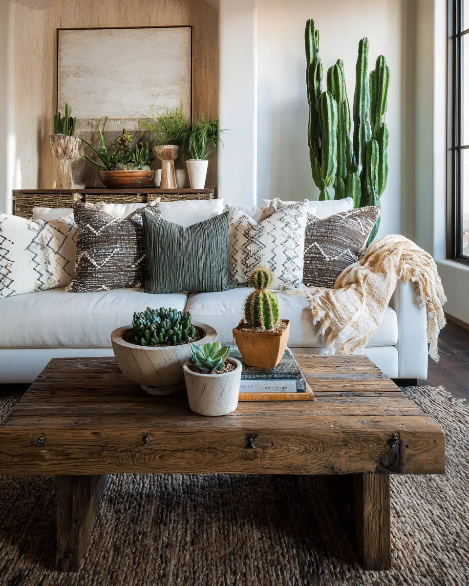 Serene Southwestern Living Room Decor Ideas