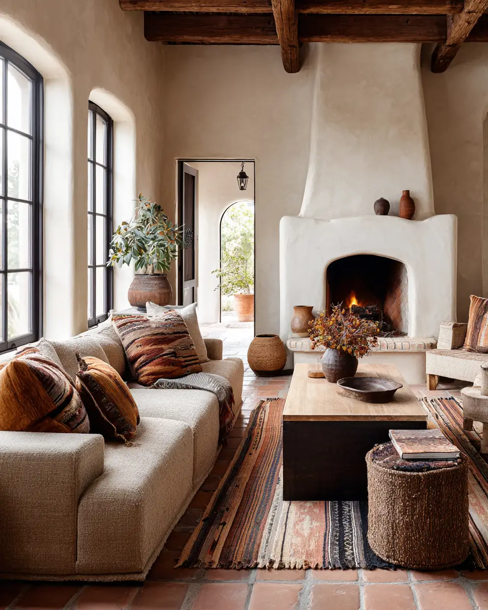 Serene Southwestern Living Room Decor Ideas