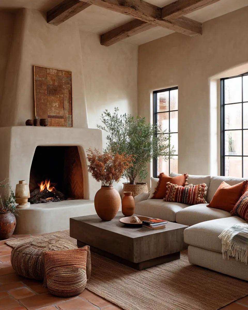 Serene Southwestern Living Room Decor Ideas