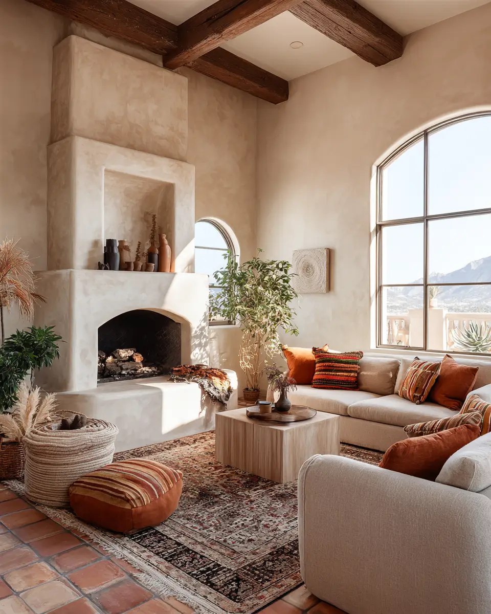 Serene Southwestern Living Room Decor Ideas