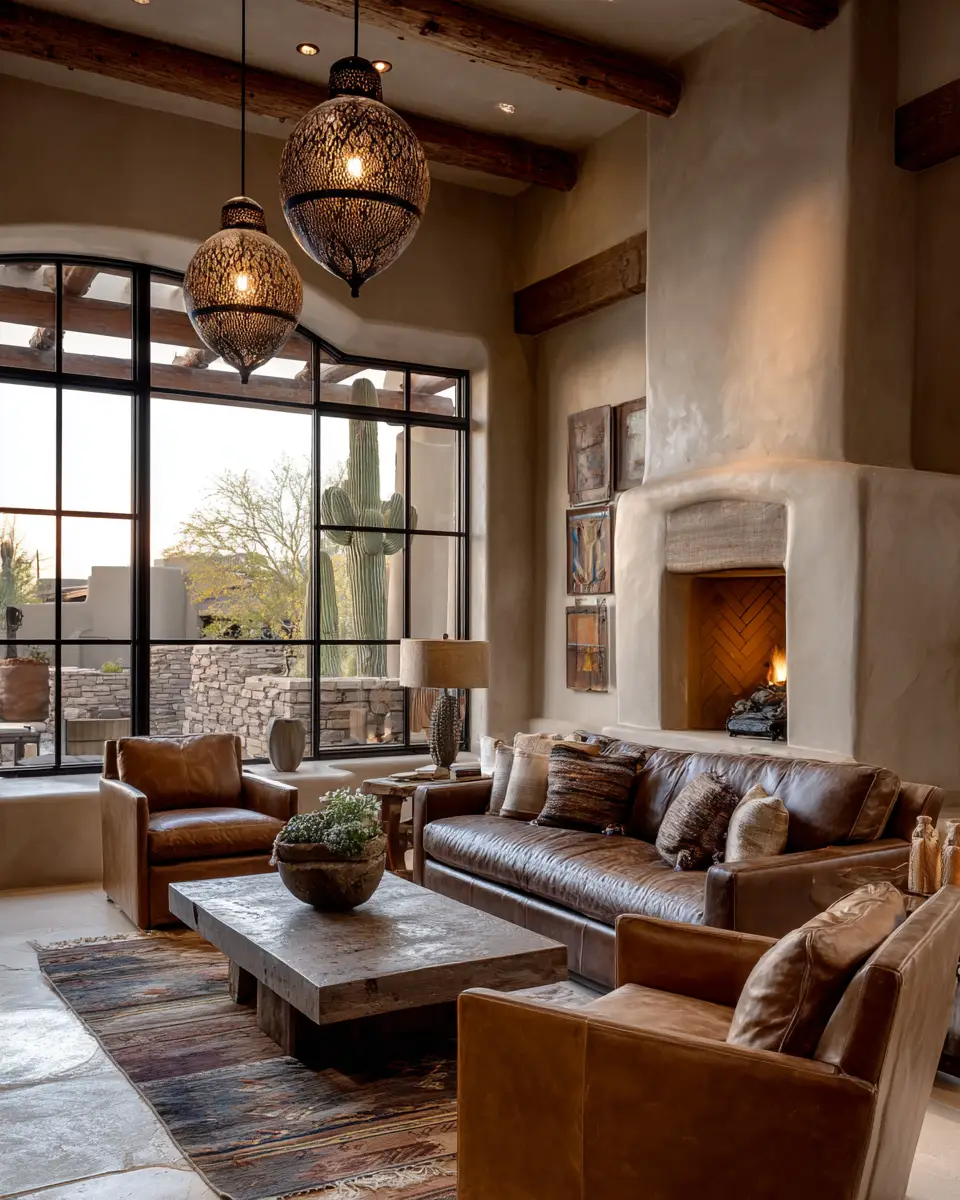 Serene Southwestern Living Room Decor Ideas