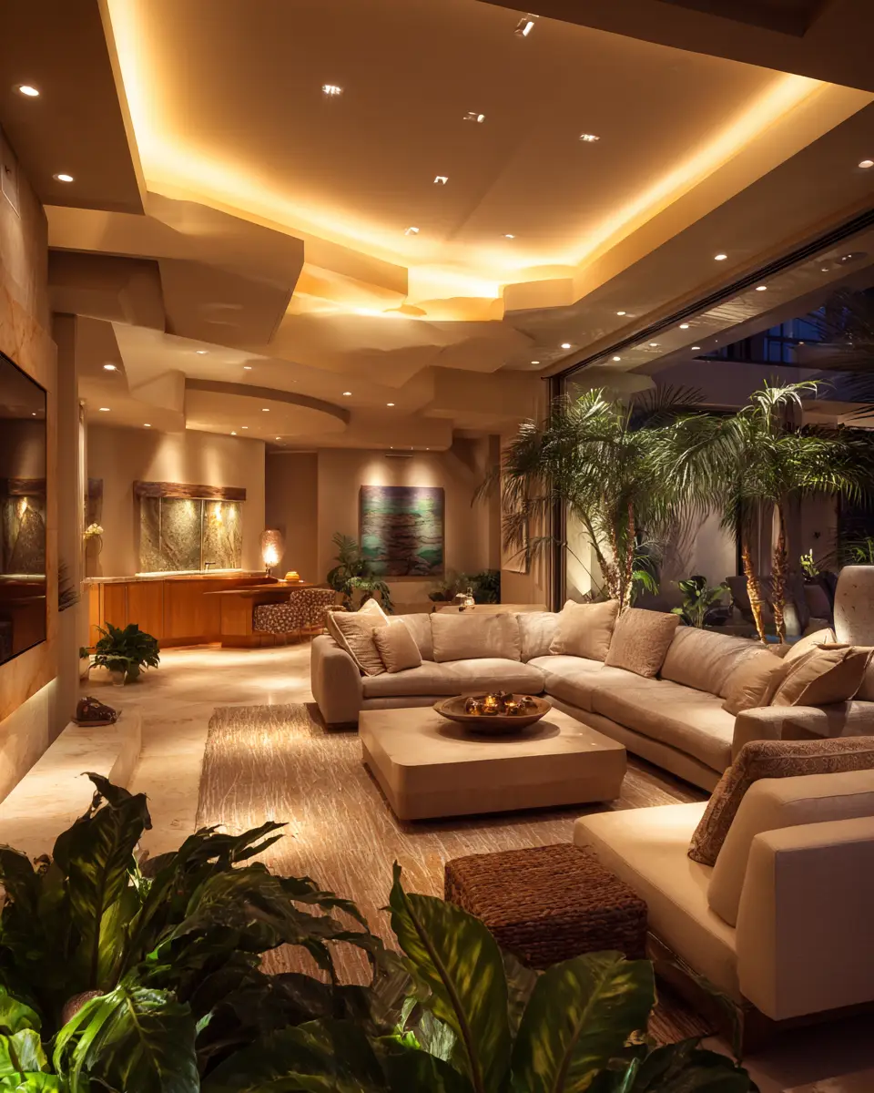 Serene Tropical Living Room Decor Ideas