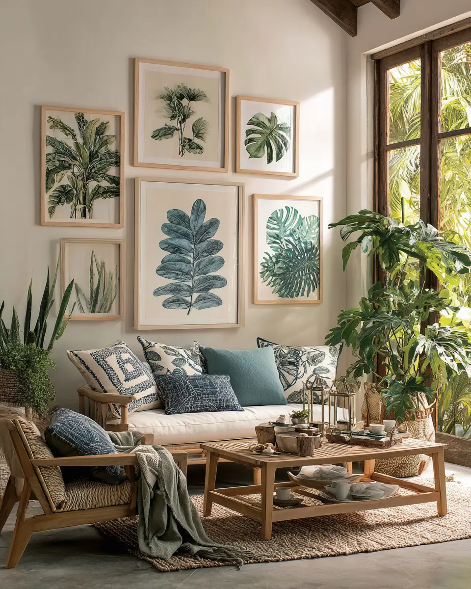 Serene Tropical Living Room Decor Ideas