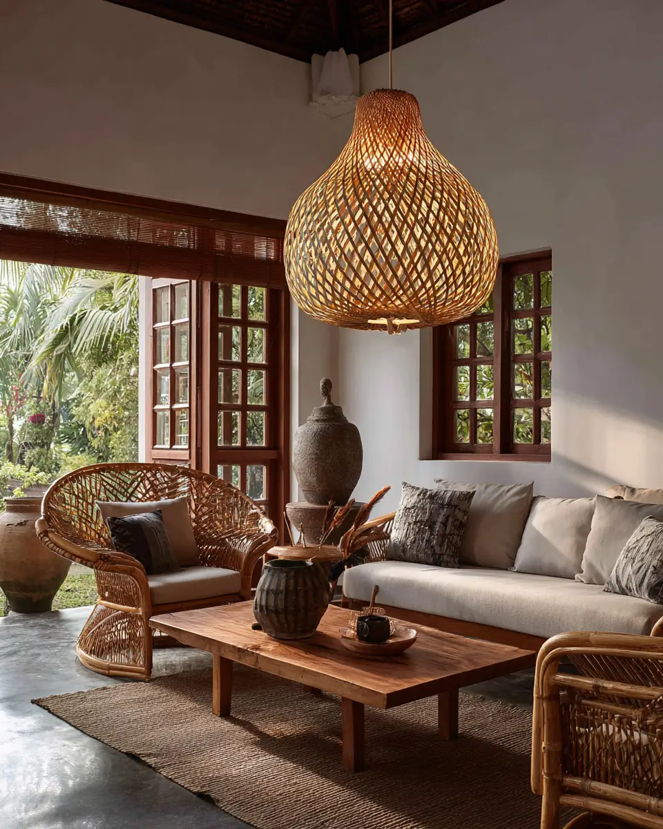 Serene Tropical Living Room Decor Ideas