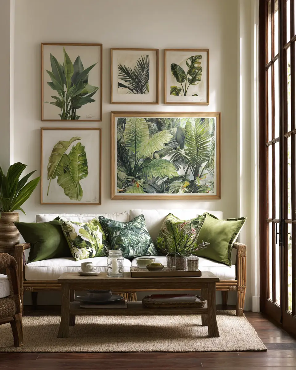 Serene Tropical Living Room Decor Ideas