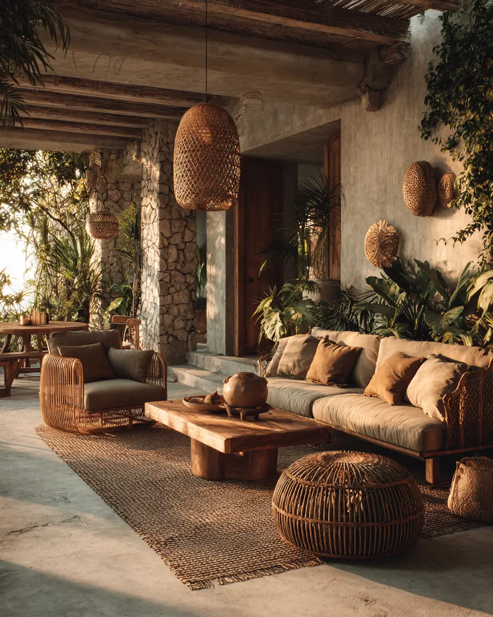 Serene Tropical Living Room Decor Ideas