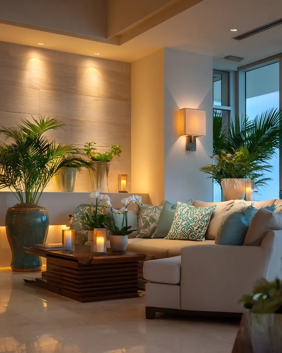 Serene Tropical Living Room Decor Ideas