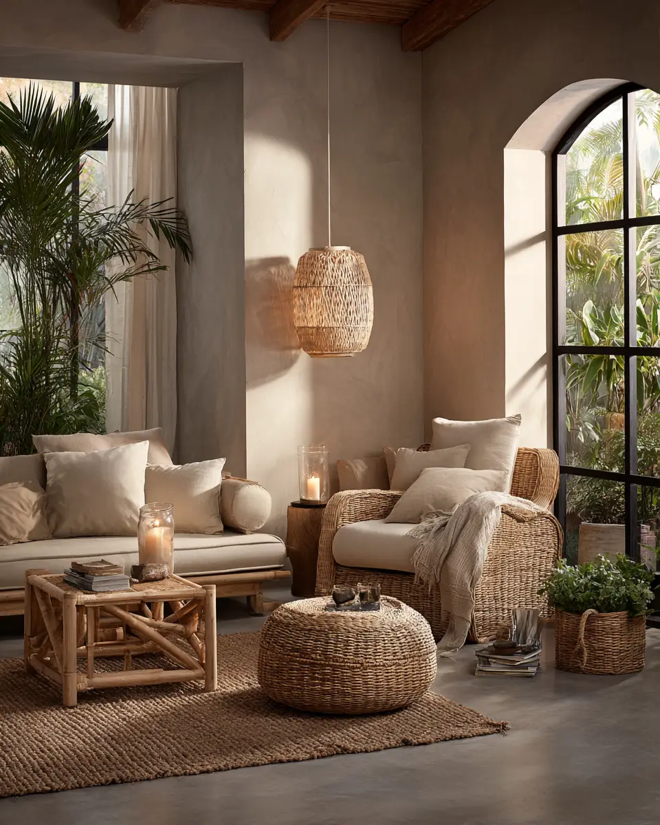 Serene Tropical Living Room Decor Ideas