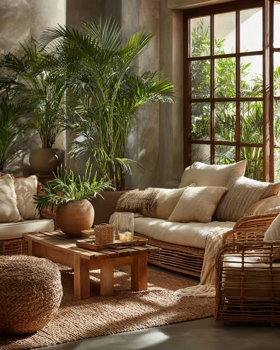 Serene Tropical Living Room Decor Ideas