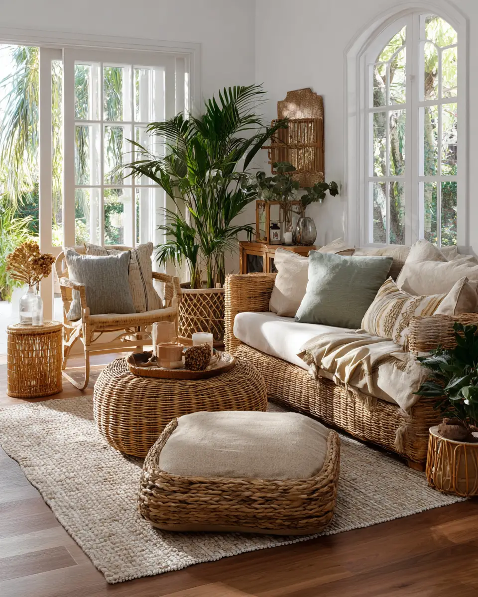 Serene Tropical Living Room Decor Ideas