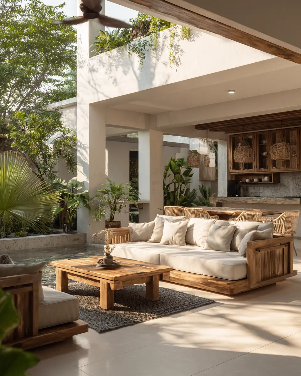 Serene Tropical Living Room Decor Ideas