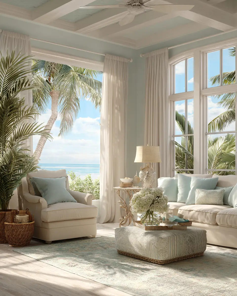 Serene Tropical Living Room Decor Ideas