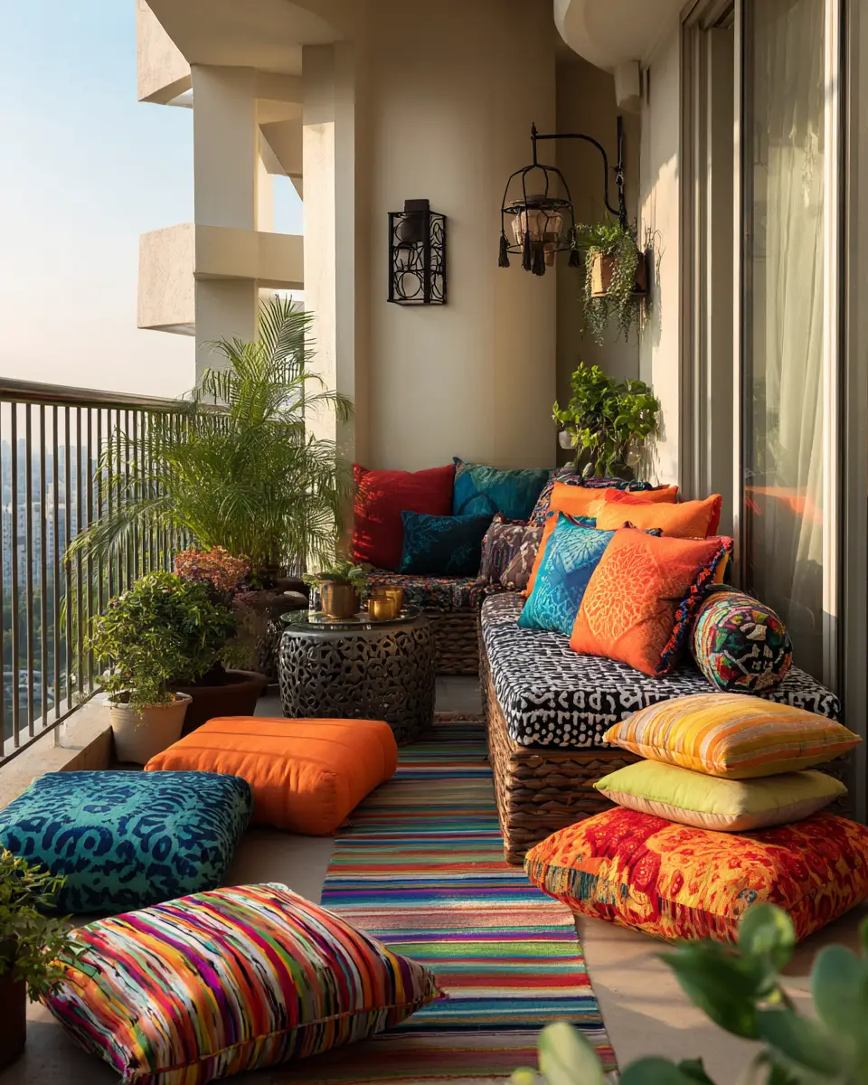 Serene Urban Balcony Decor Ideas