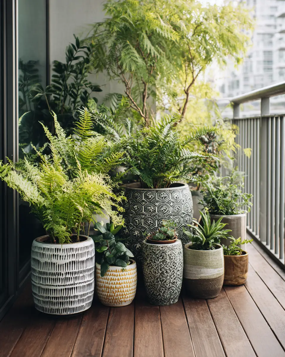 Serene Urban Balcony Decor Ideas