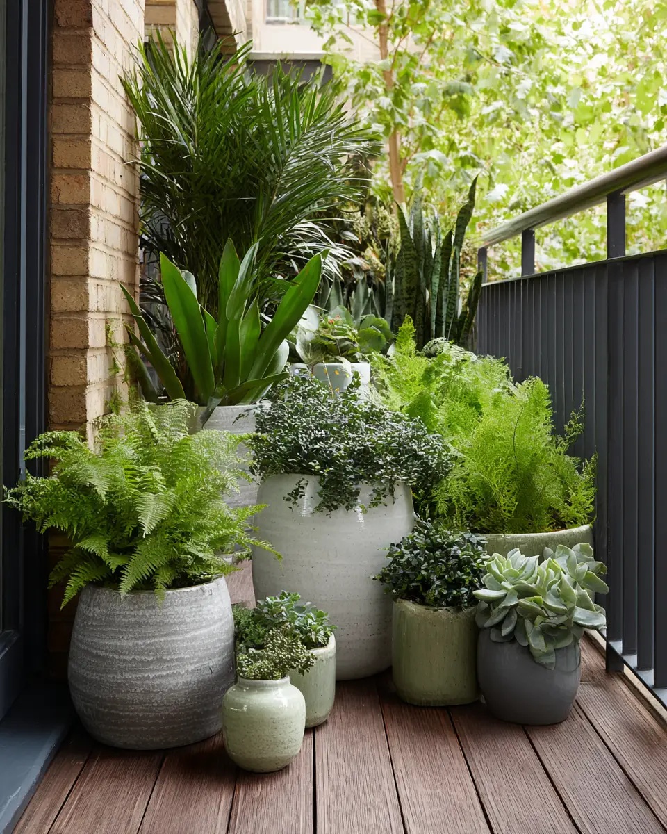 Serene Urban Balcony Decor Ideas