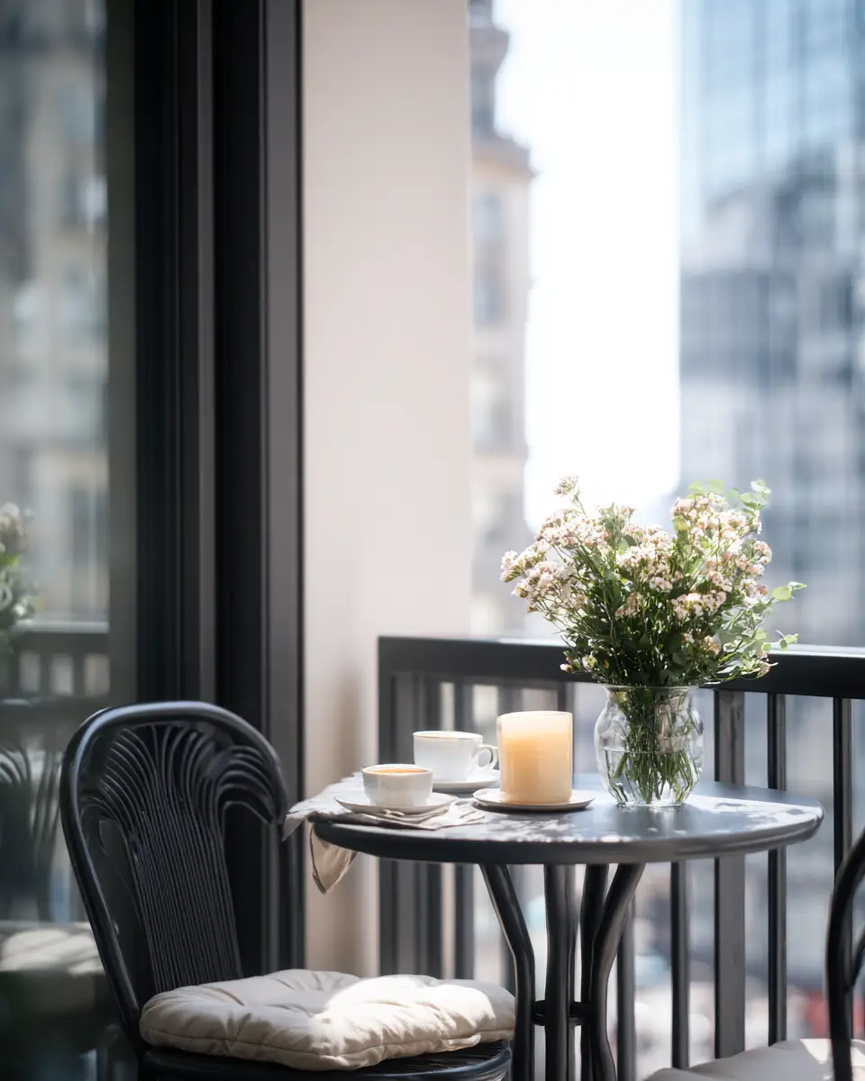 Serene Urban Balcony Decor Ideas