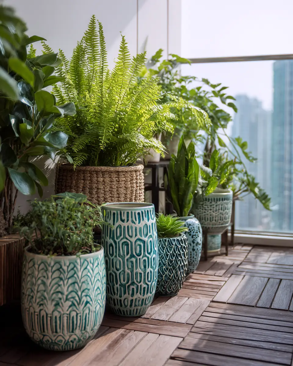 Serene Urban Balcony Decor Ideas
