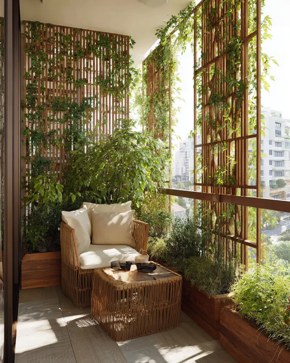 Serene Urban Balcony Decor Ideas