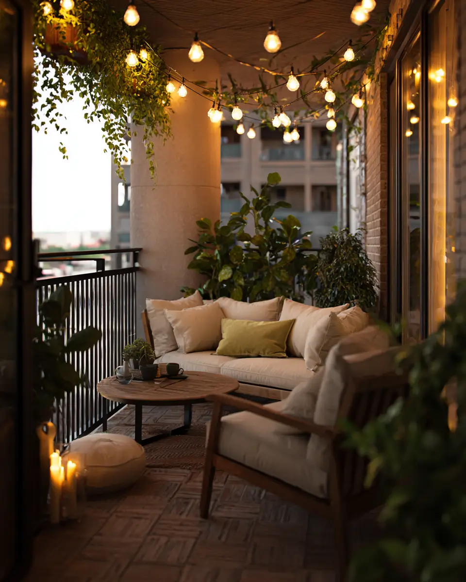 Serene Urban Balcony Decor Ideas