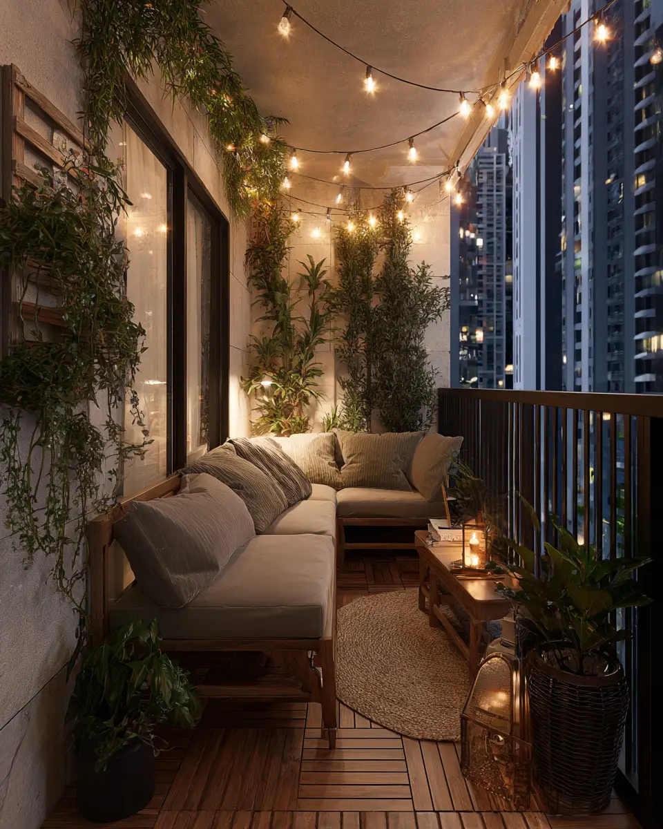 Serene Urban Balcony Decor Ideas