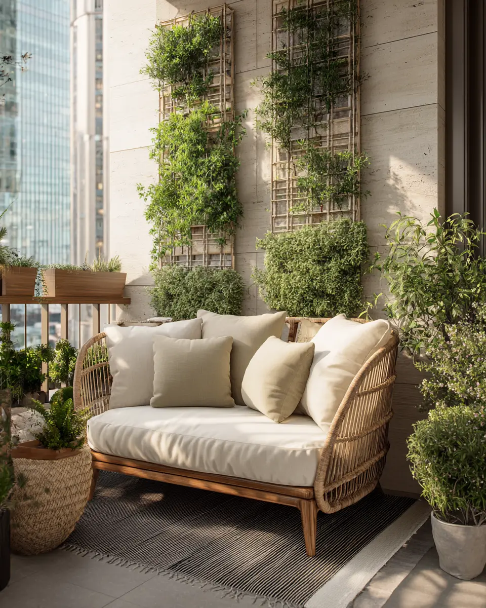 Serene Urban Balcony Decor Ideas