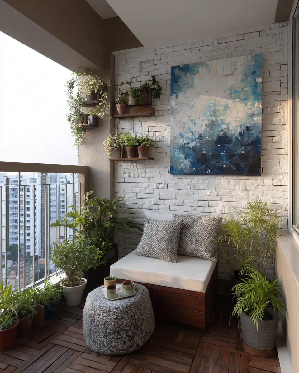 Serene Urban Balcony Decor Ideas