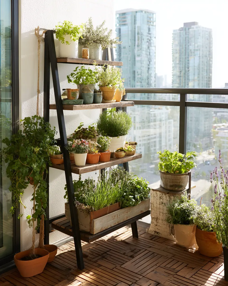 Serene Urban Balcony Decor Ideas