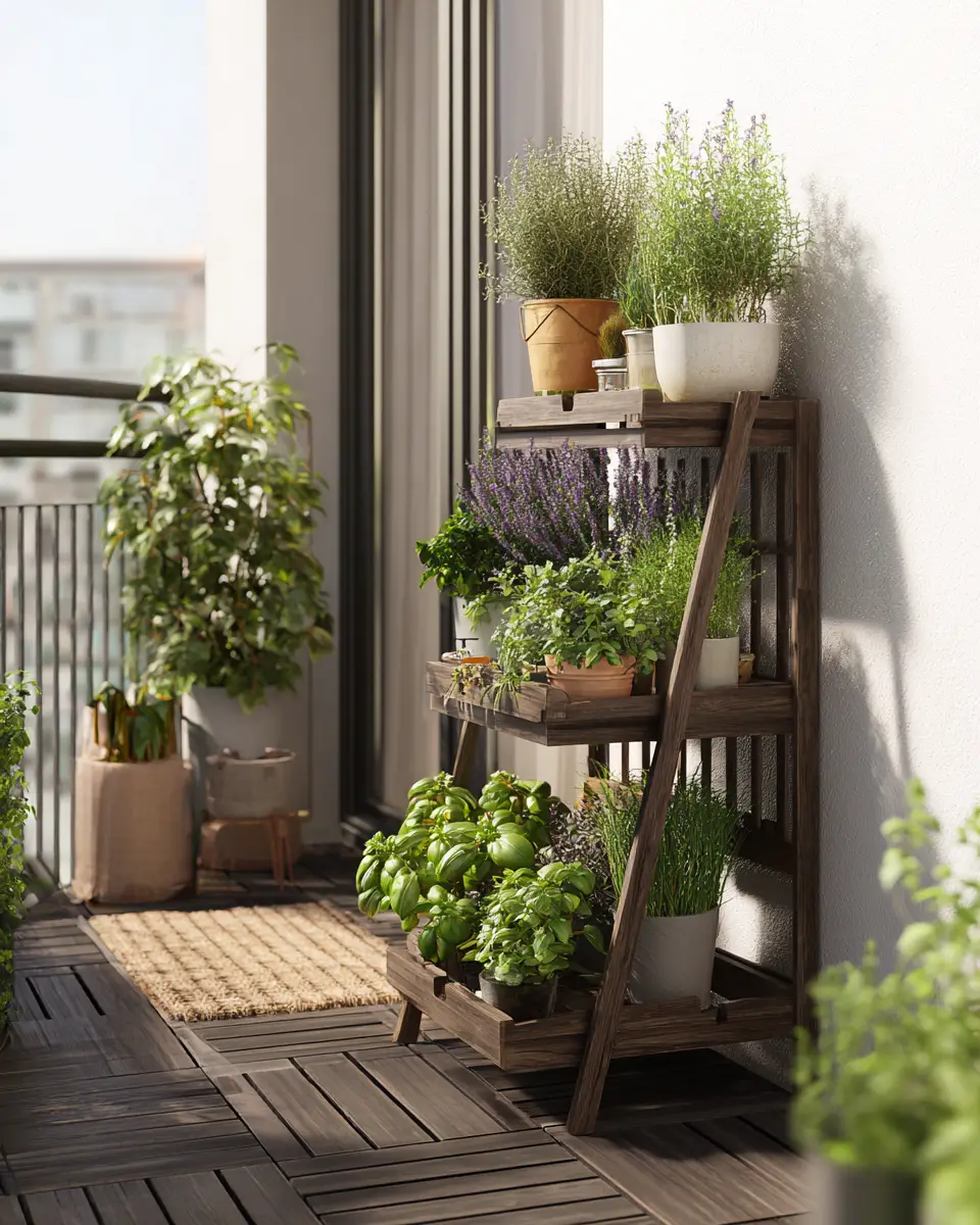 Serene Urban Balcony Decor Ideas