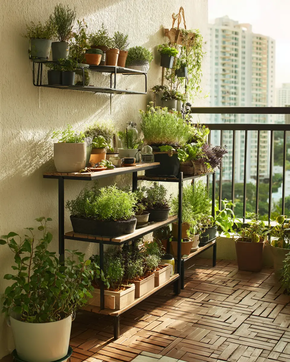 Serene Urban Balcony Decor Ideas