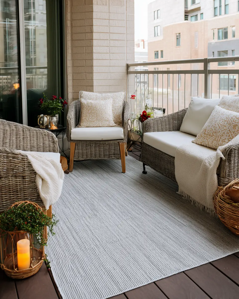 Serene Urban Balcony Decor Ideas
