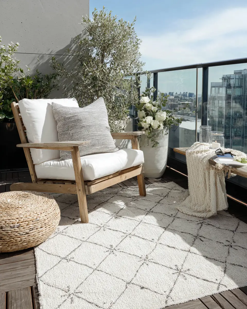 Serene Urban Balcony Decor Ideas