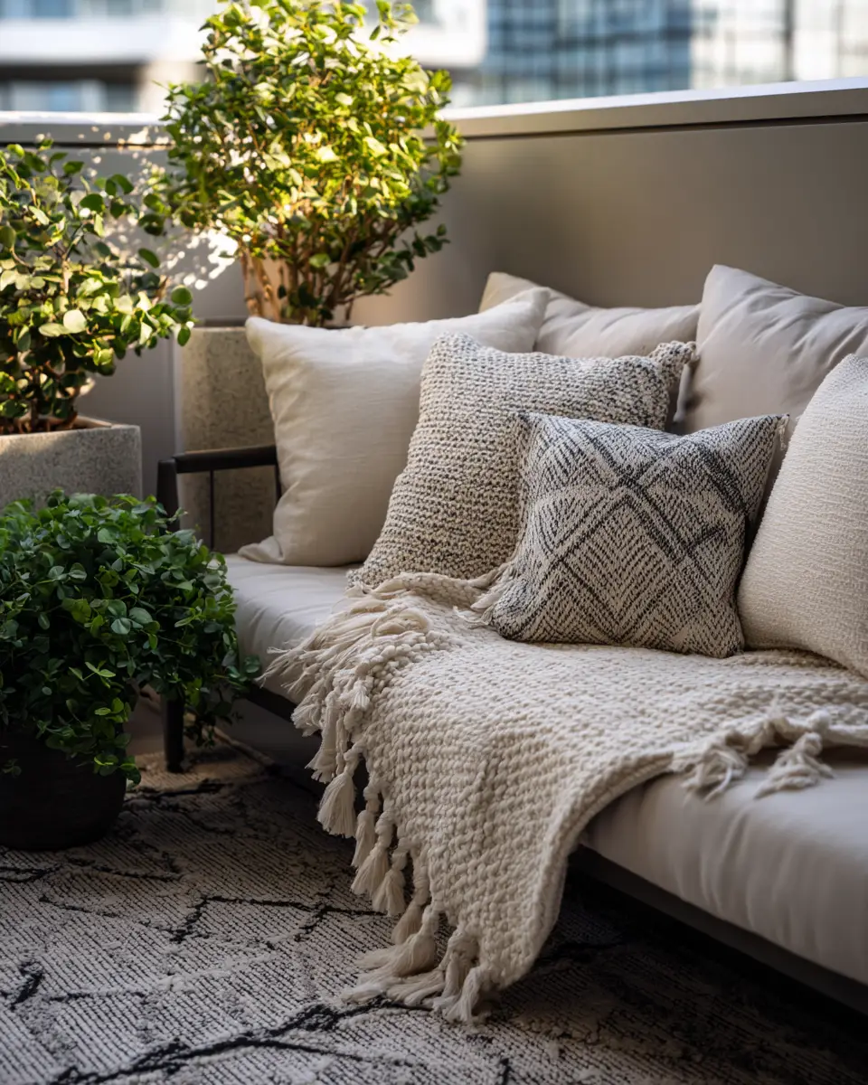 Serene Urban Balcony Decor Ideas