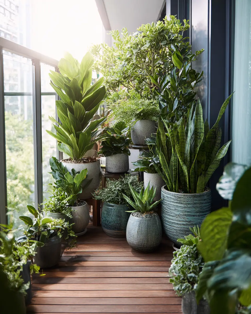 Serene Urban Balcony Decor Ideas