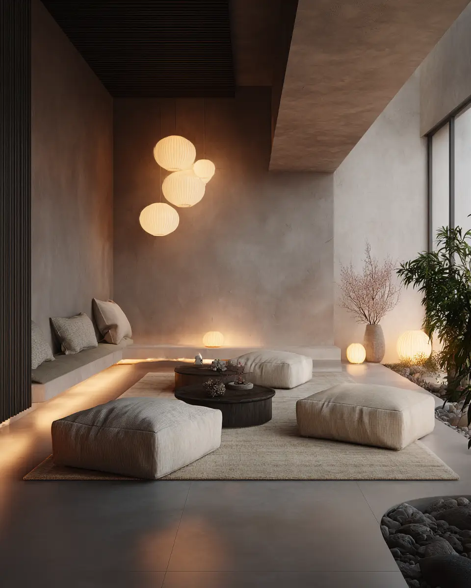 Serene Zen Living Room Decor Ideas