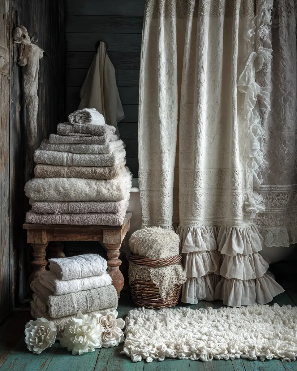 Shabby Chic Bathroom Decor Ideas - Featured