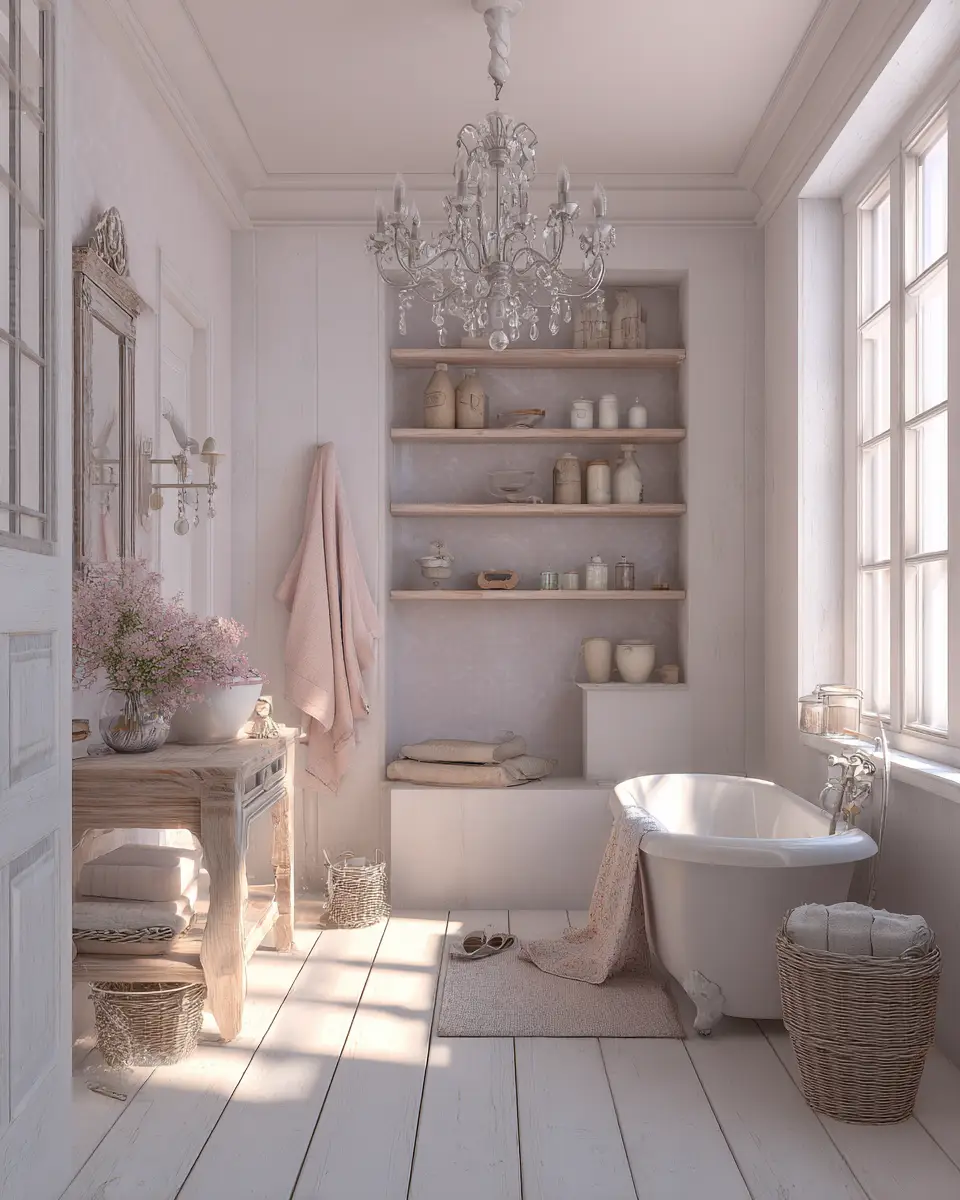 Shabby Chic Bathroom Decor Ideas
