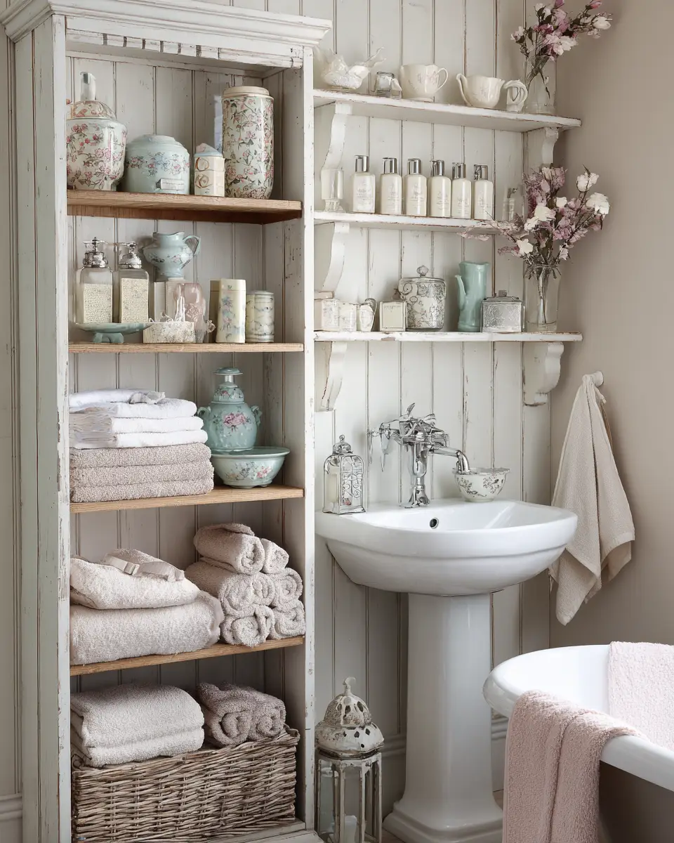 Shabby Chic Bathroom Decor Ideas