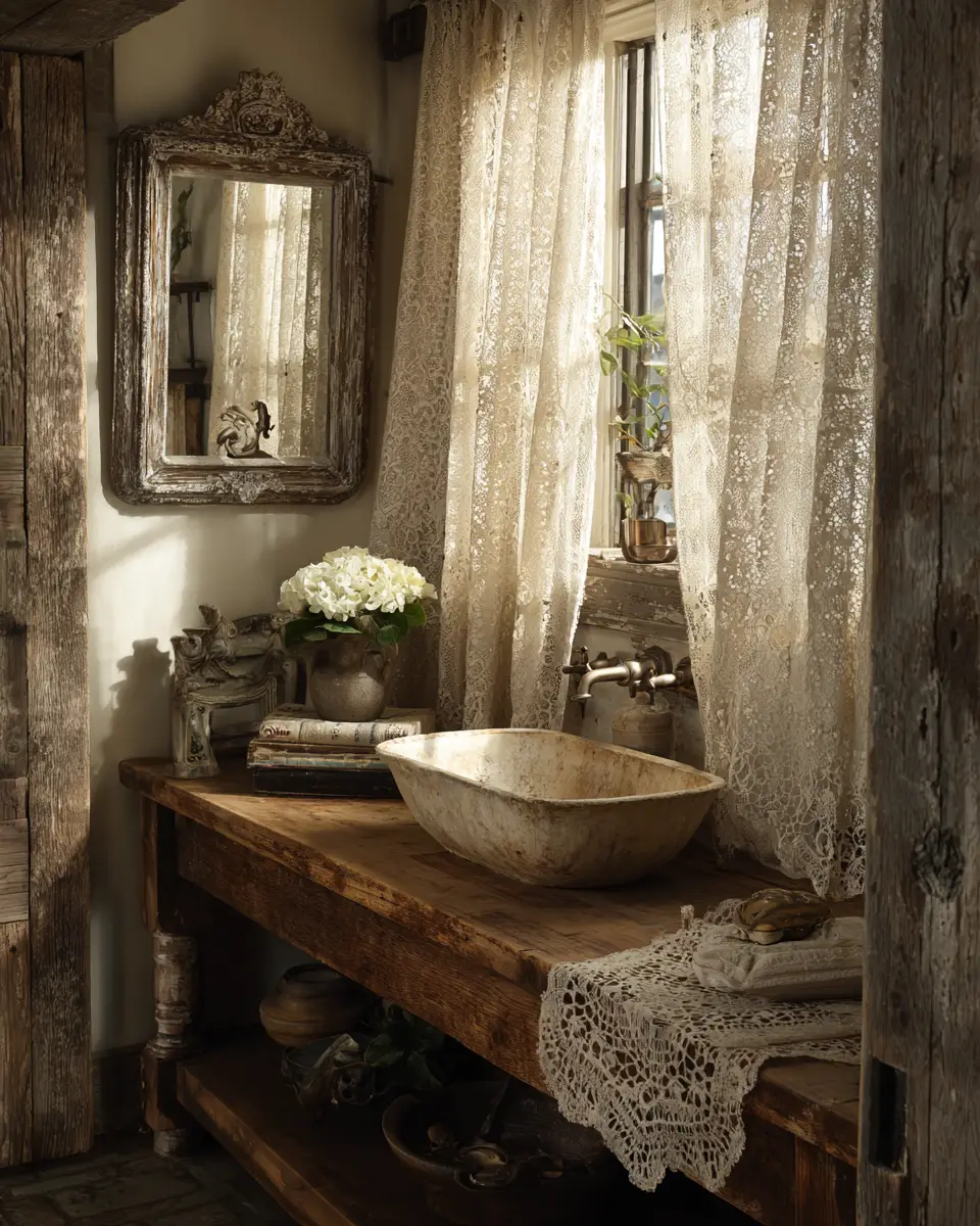 Shabby Chic Bathroom Decor Ideas