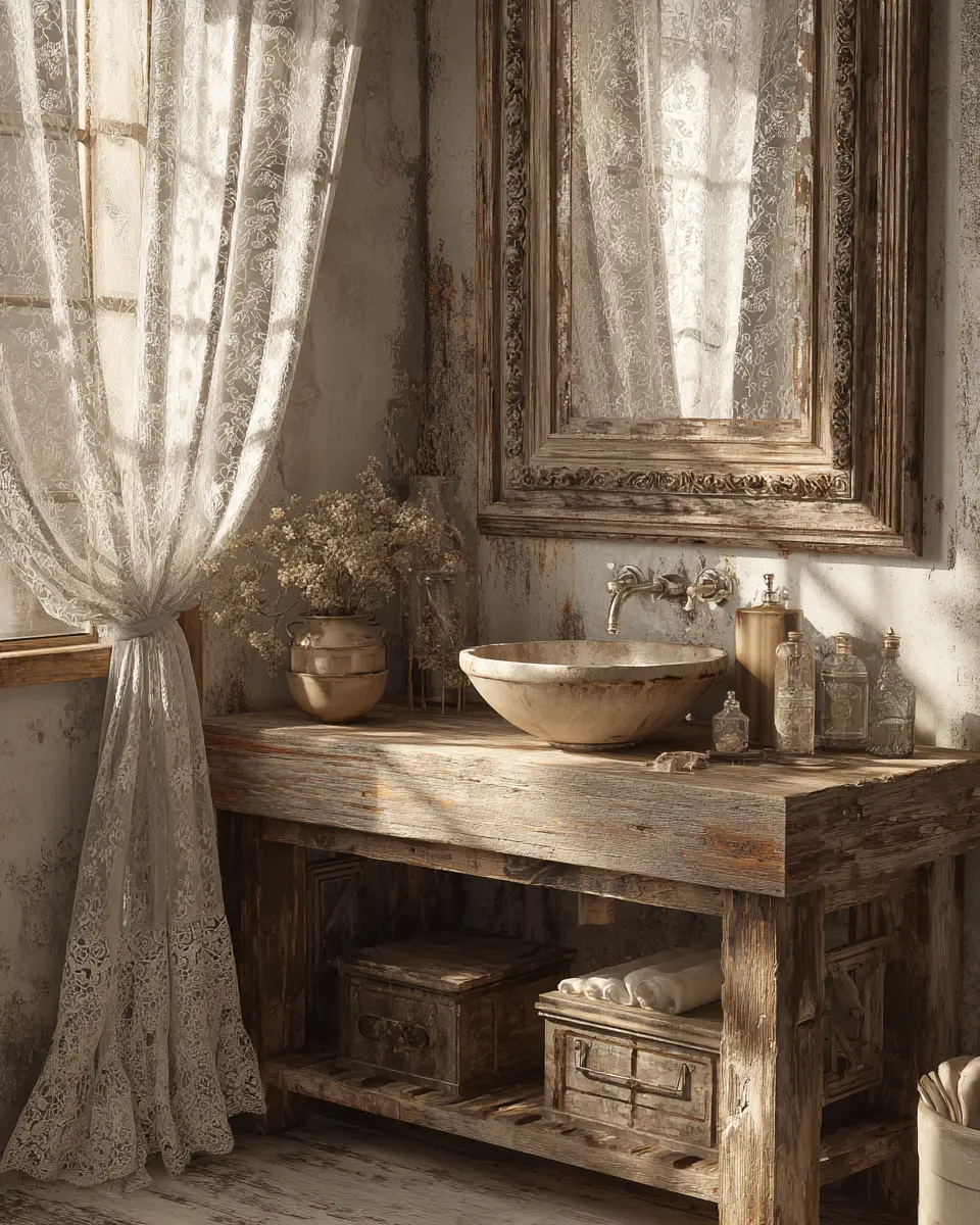 Shabby Chic Bathroom Decor Ideas