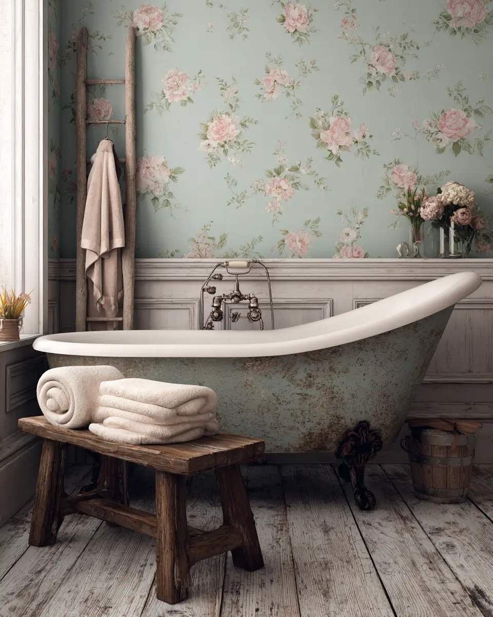 Shabby Chic Bathroom Decor Ideas