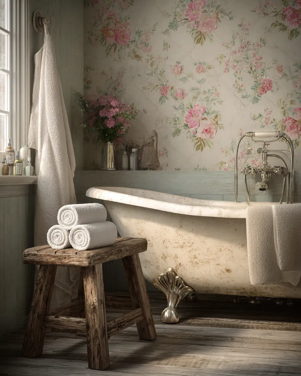 Shabby Chic Bathroom Decor Ideas
