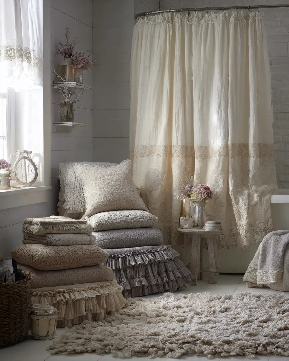 Shabby Chic Bathroom Decor Ideas